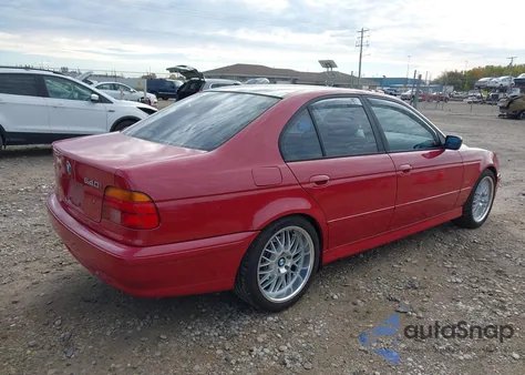 1998 BMW 540I из США, поврежденный, VIN WBADE5325WBV93670